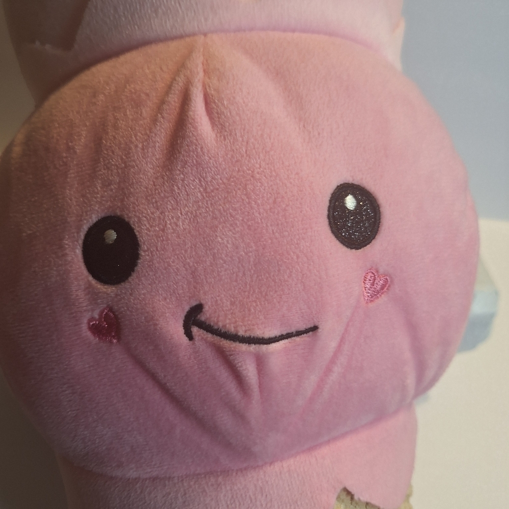 Ice Cream Cone Double Scoop Plush Toy. Large 20" - Picture 4 of 9